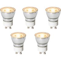 5er-Set GU10 3-Stufen-Dimmbare LED-Lampen 35mm 4W 220 lm 2700K