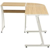 Maison Exclusive - Bureau d'angle en forme de L Chêne