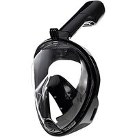 Masque de plongée intégral avec masque et tuba détachables, antibuée et pliable, convient aux adultes et aux enfants