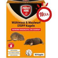 Protect Home Wühlmaus & Maulwurf STOPP Kugeln 50 Stück Geruchsstoffe