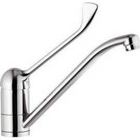 MITIGEUR MONOCOMMANDE ÉVIER AVEC LEVIER CLINIQUE LIGNE EPIC Dimensions : Chrome