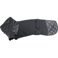 60 cm: Cappottino per levrieri GREYHOUND LEATHER con fodera interna in velluto