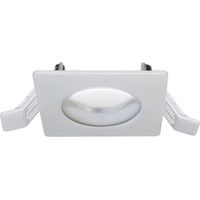 Empotrable techo INEL Fijo cuadrado IP65 Blanco