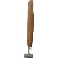 Etui pour parasol rond 3 mt tissu de couverture e'cru pour parasols de jardin exte'rieur