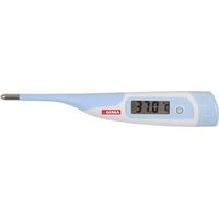 GIMA 25556 Digitales Fieberthermometer Kontakt-Thermometer Blau, Weiß Oral, Rechteckig, Unterarm Tasten