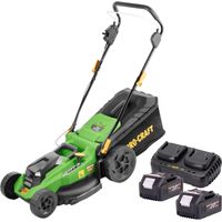 Cortacésped a batería Procraft PLM23bb 40 V (2x 20 V) 430 mm sin escobillas + 2 baterías de 4,0 Ah + cargador