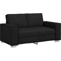 Canapé-Sofa Noir 160 x 80 x 84 cm tissu