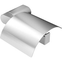 Geesa Wynk dérouleur de papier toilette droit avec clapet chrome