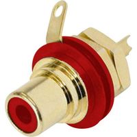 Cinch/RCA embase femelle, verticale Rean AV NYS367-2 Nombre de pôles: 2 rouge 1 pc(s) D29763