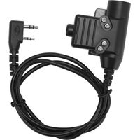 Câble adaptateur PTT U94 pour talkies-walkies bidirectionnels Kenwood Baofeng-
