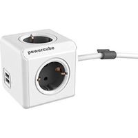 POWER CUBE 4XSCHUKO/2XUSB/1,5M (POWER CUBE GRAU)