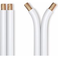Câble pour haut-parleurs PURELINK, 2x2,5 mm², 50 m, blanc, OFC