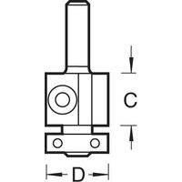 TREND 46/02X1/4 ROTA-TIP CUTTER 19 MM DIA