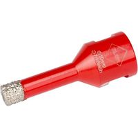 Bohrkrone DRYGRES Ø10 mm auf RUBI-Schleifmaschine - 5990