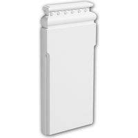 Pilaster Sockel PROFHOME 123600 Zierelement Zeitloses Klassisches Design weiß