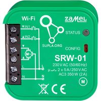 Zamel Supla SRW 01 módulo negro control de persiana