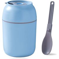 Insulated Food Jar Bento Box Lunch Containers for Kids Adults, Stainless Steel Leak Proof Soup Thermos with Spoon