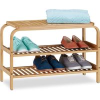 Banc a chaussures en bambou