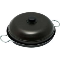 Valsecchi Four Barbecue Pop Poêle en Aluminium Antiadhésive 32 Cm Gris Foncé