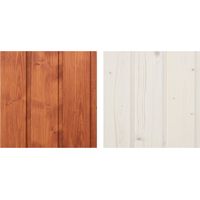 Holzimprägnierset für die Innen- und Außendekoration: 10L weißer + 10L mahagoni Imprägnierer + GRATIS Bürstenset- TIMBELA DKMT02-MAHOGANY/WHITE