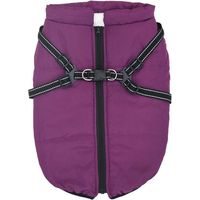 Veste pour chien violette L52, polaire et polyester
