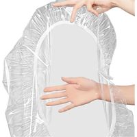 Protège Table en PVC.Housse De Table Ronde Transparente Résistante aux