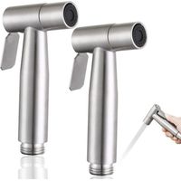 Set mit 2 Edelstahl-Bidet-Sprühköpfen, Toiletten-Handbrause für die persönliche Hygiene und Toilettenbenutzung, verschiedene Farben