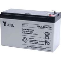 YUCEL Batteria al piombo ricaricabile 12V 7Ah - Y7-12