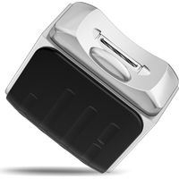 Coupe ongles Électrique Automatique, 2 en 1 coupe-ongles automatique et broyeuse de polissage, tondeuse d'ongles automatique, Electrique Ongle à 2 Vitesses avec Lumière LED (noir B)
