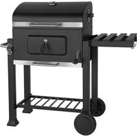Aster MMG926 barbecue a carbone nero con termometro integrato