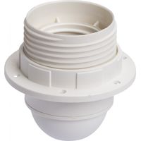 Douille e27 plastique raccord ø 10 mm bague isolante