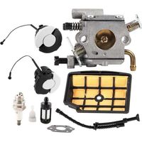 Carburatore MS200 per motosega Stihl MS200 MS200T 020, kit di sostituzione del carburatore 11291200653, carburatore MS200T con filtro dell'aria, candela e tubo del carburante – BRIAN&