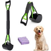 Pelle pliable pour chiens et chats de 80 cm avec 90 sacs à déjections canines biodégradables-AquaForge