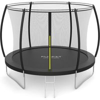 Trampoline avec filet - 312 cm - 10 FT - noir - jusqu'à 120 kg