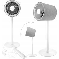 VENTILADOR DE PIE SIMON STADLER FORM 3D OSCILACIÓN CONTROL REMOTO SILENCIOSO