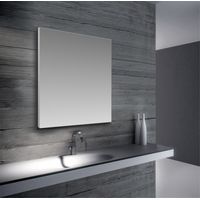 Specchio su misura con cornice a filo in pvc fino a 100 cm fino a 60 cm