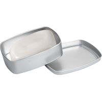 savon de voyage en métal Boîte à savon en aluminium Porte