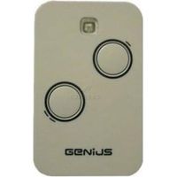 Genius – 6100332 Télécommande émetteur à code tournant 868Mhz – 2 canaux – Duplication facile – Compatible avec FAAC KILO TX2