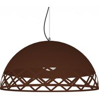 LUMICOM WINDOW Sospensione, 1xE27, max 42W, metallo, corten, D.60cm
