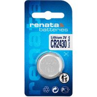 Renata / Swatch Group - Pile bouton lithium blister CR2430 RENATA 3V 285mAh