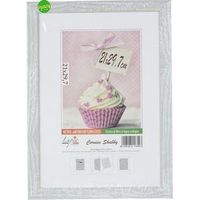 1 Pezzo Cornice Portafoto da Parete Shabby A4 21 x 29,7 cm Lupia 3 Colori