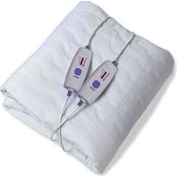 Chauffe-matelas Pekatherm doublé en coton 150 W Blanc