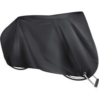Cubierta para bicicleta 200x110x70cm Garaje para bicicletas con orificios para cerraduras Estándares Oxford de alta calidad Protección impermeable contra el polvo Lluvia Nieve UV