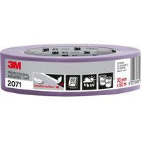 3M RUBAN DE MASQUAGE 2071 SURFACES DÉLICATES, FAIBLE ADHESIVITÉ, INTÉRIEUR & EXTÉRIEUR 30 MM X 50 M PT207130