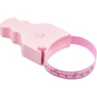 Mètre ruban (152 cm, rose) pour le corps / Mètre ruban pour mesures corporelles / Mètre ruban pour la perte de poids (rose)
