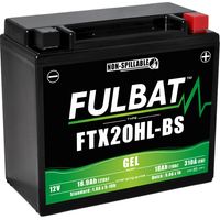 Batteria Fullbat FUL GEL - FTX20HL-BS / YTX20HL-BS (Gel, senza manutenzione)