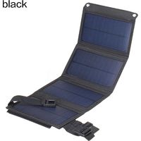 20W Panneau solaire portable Panneau pliable Chargeur de batterie de téléphone portable extérieure Station d'alimentation Noir Meilleures performances, -Vie