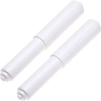 Paquet de 2 Porte-Papier Hygiénique en Plastique pour Utilisation Ménagère - Rouleau de Rechange à Ressort -KZQ