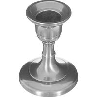 Candeliere Marso in metallo argentato H7,5cm - Modello a - Atmosphera créateur d'intérieur