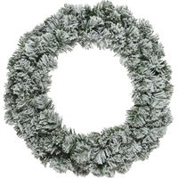 Everlands corona di natale imperial innevata 60 cm 680463